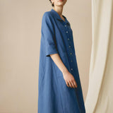Vestido-Camisa 100% Linho MADISON