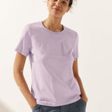 T-shirt Básica Clássica de Bambu em Malha Elástica BELLE