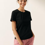 T-shirt Básica Clássica de Bambu em Malha Elástica BELLE