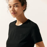 T-shirt Básica Clássica de Bambu em Malha Elástica BELLE