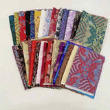 Yarn-Dyed Fabric Scraps for Clothes & Patchwork (10 Pieces)