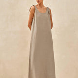 Vestido Camiseiro de Linho 100% QEARL