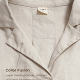 Top Pullover DINA 100% Linho Inspirado em Blazer