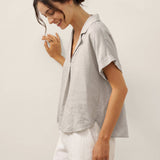 Top Pullover DINA 100% Linho Inspirado em Blazer