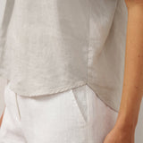Top Pullover DINA 100% Linho Inspirado em Blazer
