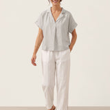 Top Pullover DINA 100% Linho Inspirado em Blazer