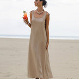 Vestido Camiseiro de Linho 100% QEARL