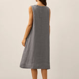 Vestido sem Mangas 100% Linho SIENNA