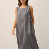 Vestido sem Mangas 100% Linho SIENNA