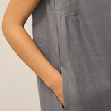 Vestido sem Mangas 100% Linho SIENNA