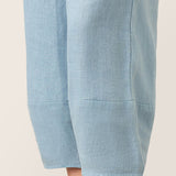 Calças Loretta Cropped com Cordão 100% Linho