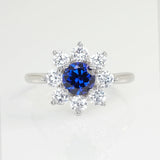 Anel de Safira Requintado - Blue Rhyme Starlight