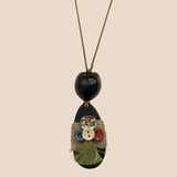 Colar Artesanal Pingente Florestal