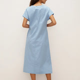 Vestido Simples TAMARA com Alças em Linho