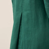 Vestido Maxi Pullover com Capuz em Linho 100% REBECCA