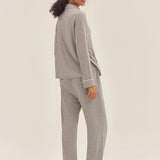 Conjunto de Pijama Adeline de Bambu de Manga Comprida