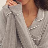 Conjunto de Pijama Adeline de Bambu de Manga Comprida