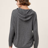 Camisola com Capuz em Malha de Lã Merino 100% Extrafina SIA