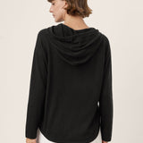 Camisola com Capuz em Malha de Lã Merino 100% Extrafina SIA