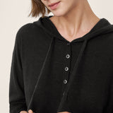 Camisola com Capuz em Malha de Lã Merino 100% Extrafina SIA