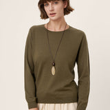 Camisola Essencial em Lã Merino Extrafina 100% Gola Redonda BRIDGET