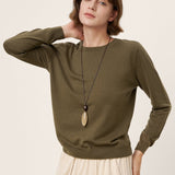 Camisola Essencial em Lã Merino Extrafina 100% Gola Redonda BRIDGET