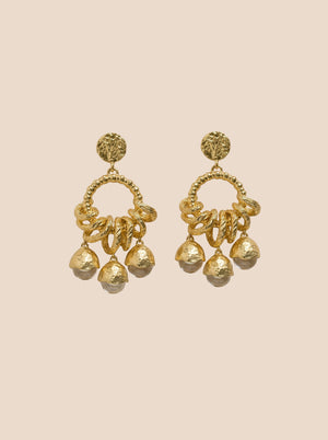 Brincos Vintage com Pendentes de Fruta Marcantes