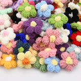 Flores de Lã Feitas à Mão
