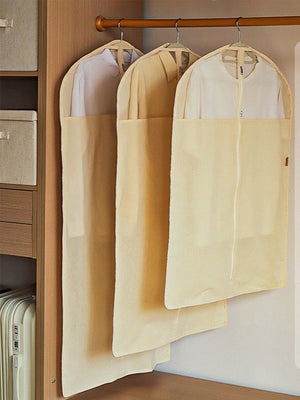 Sacos de Armazenamento à Prova de Pó em Algodão e Linho com Janela Transparente