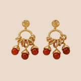 Brincos Vintage com Pendentes de Fruta Marcantes