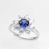 Anel de Safira Requintado - Blue Rhyme Starlight