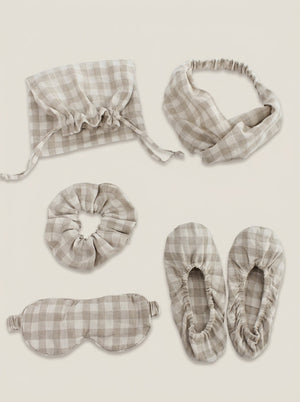Conjunto Conforto em Linho para Dormir e Viajar