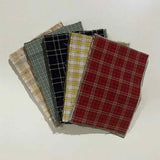 Yarn-Dyed Fabric Scraps for Clothes & Patchwork (10 Pieces)