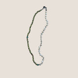 Colar Choker de Pérolas de Água Doce e Pedra Natural