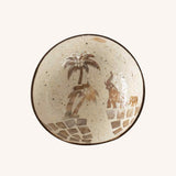 DECORAÇÃO DE TIGELA DE COCO ARTESANAL DE CONCHA NATURAL