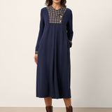Vestido Maxi Plissado Assimétrico CECILE