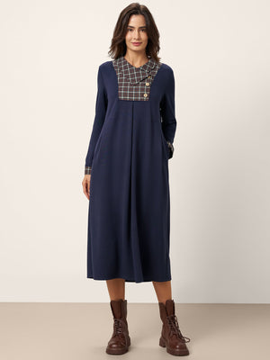 Vestido Maxi Plissado Assimétrico CECILE