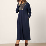 Vestido Maxi Plissado Assimétrico CECILE