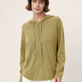 Camisola com Capuz em Malha de Lã Merino 100% Extrafina SIA