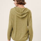 Camisola com Capuz em Malha de Lã Merino 100% Extrafina SIA