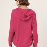 Camisola com Capuz em Malha de Lã Merino 100% Extrafina SIA