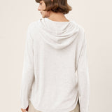 Camisola com Capuz em Malha de Lã Merino 100% Extrafina SIA