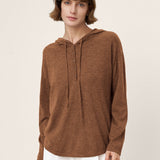 Camisola com Capuz em Malha de Lã Merino 100% Extrafina SIA