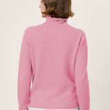 Camisola de Gola Alta Sem Costura em Mistura de Caxemira Premium Acabada à Mão TOVE