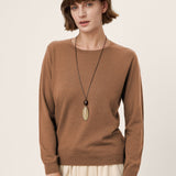Camisola Essencial em Lã Merino Extrafina 100% Gola Redonda BRIDGET