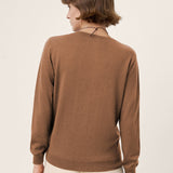 Camisola Essencial em Lã Merino Extrafina 100% Gola Redonda BRIDGET
