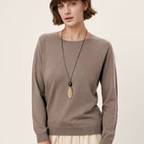 Camisola Essencial em Lã Merino Extrafina 100% Gola Redonda BRIDGET
