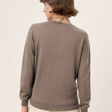 Camisola Essencial em Lã Merino Extrafina 100% Gola Redonda BRIDGET
