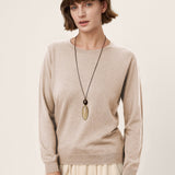 Camisola Essencial em Lã Merino Extrafina 100% Gola Redonda BRIDGET