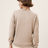 Camisola Essencial em Lã Merino Extrafina 100% Gola Redonda BRIDGET